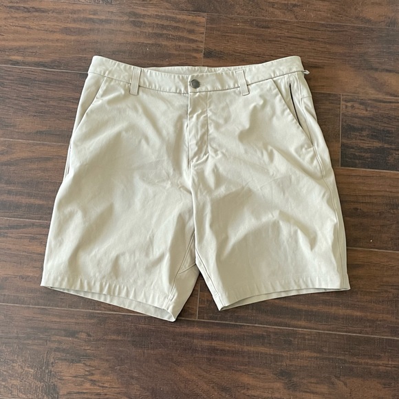 Lululemon Commission Shorts tan Size 32 - Picture 1 of 6